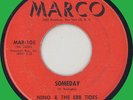 NINO & EBB TIDES Someday / Little Miss Blue 45rpm Marco 1961 doo-wop