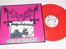 MAYHEM ....DEATHCRUSH..... LP Posercorpse RED VINYL , ltd. 100 emperor satyricon