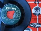 Johnny Hallyday pochette rouge médaillon + SP juke-box Philips