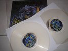 DOUBLE LP 33T-TRENSPARANT-IRON MAIDEN-EDDIE'S REIGN OF TERROR-M