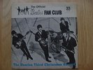 The Beatles Flexi Disc 1965 Fan Club Picture Sleeve Third Christmas Record 