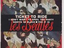 THE BEATLES ticket to ride FRENCH PS 45 EP on ODEON (SOE 3766)