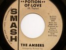 Northern Soul 45 THE AMBERS Potion Of Love/Another Love SMASH promo hear
