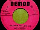 PAULA MORGAN & EDDIE COCHRAN Someone To Love Me RARE ROCKABILLY 45 on DEMON M-