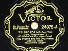 Ray Noble/Al Bowlly-It's Bad For Me Victor scroll 24872 78 E+/E
