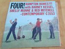 FOUR - HAMPTON HAWES BARNEY KESSEL SUPERB LP 1958