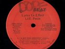 Lyrics In Effect L.I.E. Posse 