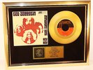 Led Zeppelin, Immigrant Song, mit Cover, Gold Record, goldene Schallplatte Award