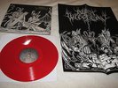 BLACK WITCHERY desecration of the holy kingdom RED LP bestial warlust blasphemy