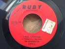 WONDERETTES Detroit northern soul funk 45 I Feel Strange/Wait Until Tonight Ruby