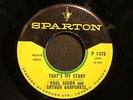 PAUL SIMON + LOU SIMON + ART GARFUNKEL RARE 45 THAT'S MY STORY / + INSTRUMENTAL