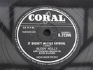 BUDDY HOLLY IT DOESN'T MATTER ANYMORE RARE 78 RPM RECORD 1958 CORAL Q.72360 *