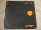 JONESY-GROWING, 1ST PRESS DAWN RECORDS.  JAZZ PROG ROCK LP EX.