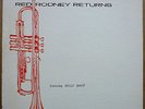 RED RODNEY Red Rodney Returns ORIGINAL BLACK LABEL ARGO LP