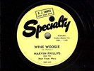 Marvin Phillips and his Men from Mars,  Jump Blues,  Specialty  Dee Jay  78