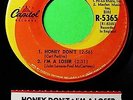 FOUR 4 BY THE BEATLES COIN-OP JUKEBOX 45 EP RECORD TS TITLE STRIP NEAR MINT- 