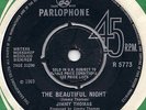 Jimmy Thomas - The Beautiful Night 45 Parlophone Northern Soul '69 EX