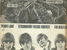 BEATLES 'PENNY LANE' DENMARK MAP PS 45