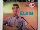 'elvis'' 'strictly elvis' (45 ep & jacket) 'rca epa-994' 'nm' 'vg++' 'in shrink'