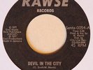 Calman Scott - Devil In the City   Rare 1977 Reggae 45 on Rawse