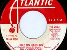 THE COMMODORES Keep On Dancing PROMO FUNK 45 on ATLANTIC VG++
