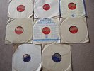 RECORDS: 78 RPM x 8 GEORGE FORMBY   VARIOUS TITLES   IN PAPER SLEEVES   78s