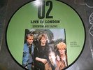 U2 - LIVE IN LONDON LYCEUM 81 LP PICTURE DISC LTD 300 COPIES EX BONO