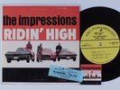 Soul R&B 45 IMPRESSIONS Ridin' High ABC PARAMOUNT EP VG+ picture sleeve