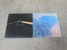 PINK FLOYD-2 LP'S-VINYL-US-MEDDLE-THE DARK SIDE OF THE MOON-GF