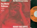MANDY RICE DAVIES (PROFUMO SCANDAL) HEY MR. ROBINSON /  RARE DUTCH 7