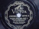 78  PUZZLE RECORD   Novelty Orchestra          VICTOR 22745