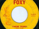 MARY JOHNSON These Tears R&B NORTHERN SOUL 45 on FOXY