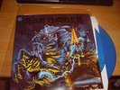 DOUBLE LP 33T-BLEU-IRON MAIDEN-EDDIE'S REIGN OF TERROR-M- RARE