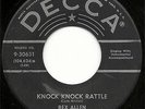 REX ALLEN ROCKABILLY ON DECCA LABLE 9-30651 KNONK KNOCK RATTLE
