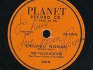 14pc78-Blues-Planet 100- The Flock Rocker-Autographed- VERY RARE