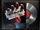 Judas Priest British Steel platin Schallplatte goldene gold record +Album Cover