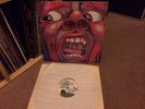 King Crimson In The Court Of King Crimson LP 1970 Palm Tree Pink Rim Label Prog