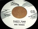 BOB NORRIS Party Time 45 Rare & Killer Rockabilly Cascade Promo NM Listen