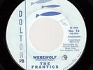 HEAR Surf Halloween Horror Instr. 45 THE FRANTICS Werewolf on Dolton