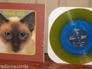 BLINK 182 CHESHIRE CAT BLUE YELLOW SWIRL VINYL LP RARE OOP