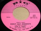 TOM & JERRY Don't Say Goodbye 45 Rockabilly/Teener SIMON & GARFUNKEL NM Listen