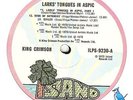 RARE PSYCH/PROG - UK ISLAND - KING CRIMSON - LARKS TONGUE IN ASPIC - VERY GOOD+
