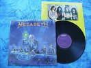MEGADETH - RUST IN PEACE LP near mint in SHRINK  original  1990  with LYRICS