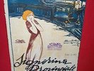 SIGNORINA PROVINCIALE E Bellini 1924 ITALY Spartito gigante Illustratore De Masi