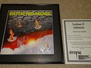 FAITH NO MORE THE REAL THING SIGNED & FRAMED LP VINYL COVER WITH COA [1990 TOUR]