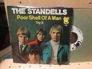 The Standells Poor Shell of a man white label promo 45 w/picture sleeve Tower