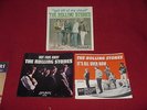 3 1960's original Rolling Stones 45 record picture sleeves no records