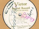 8 VICTOR SPECIAL RECORDS-  DEDICATION OF CAMDEN AS WORLD RADIO CENTRE -SEPT 1930
