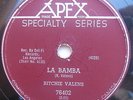 RITCHIE VALENS 78 rpm  