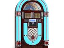 JUKEBOX RETRO MAJESTIC JB-3710TT JUKE BOX RADIO PLATINE VINYLE LECTEUR CD USB SD
